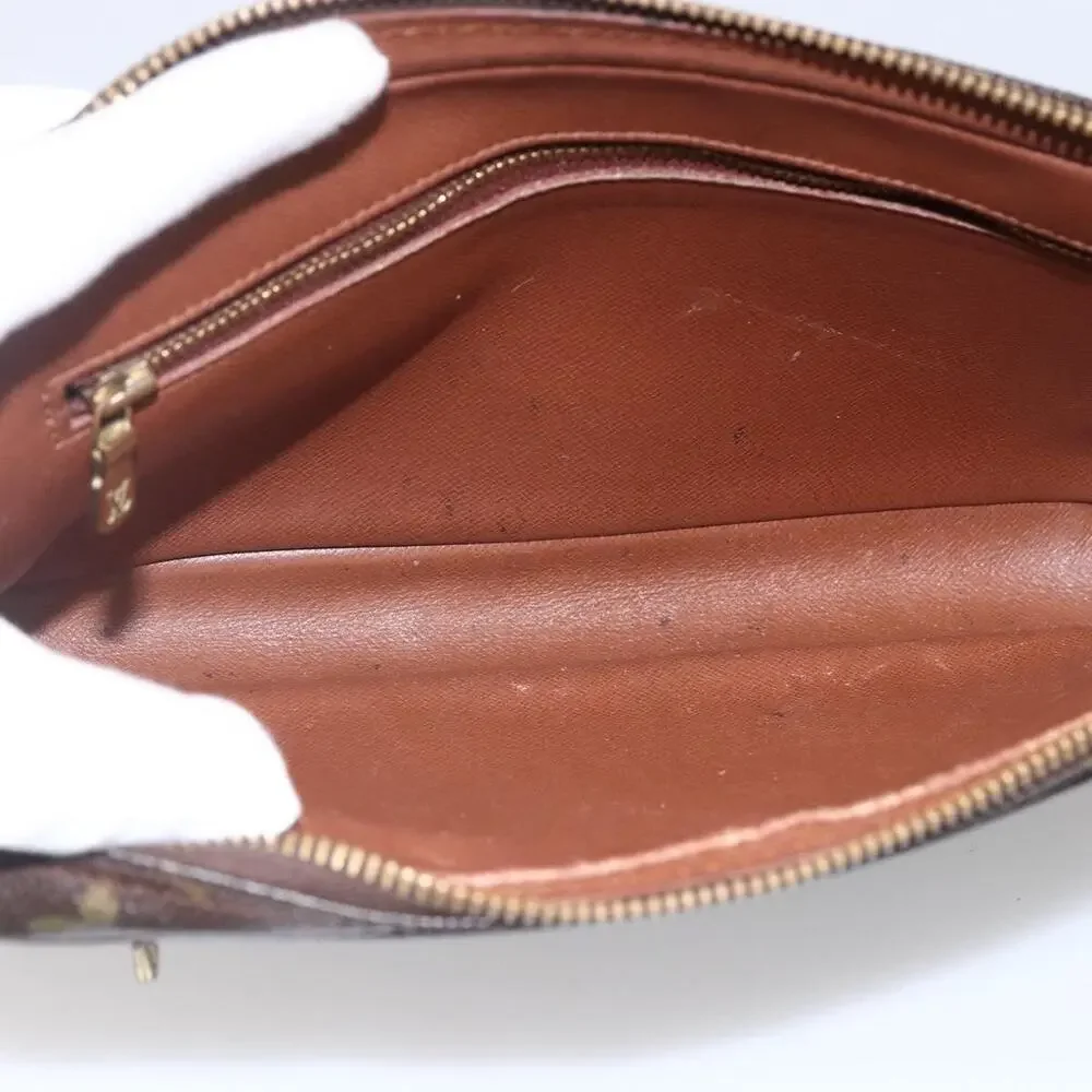 Louis Vuitton Monogram Marly Dragonne GM Clutch Bag Brown